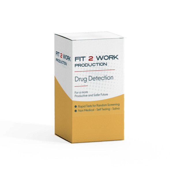 Test multidroga - Test rápido de saliva - Para uso de la empresa - Fit2Work Production PRO