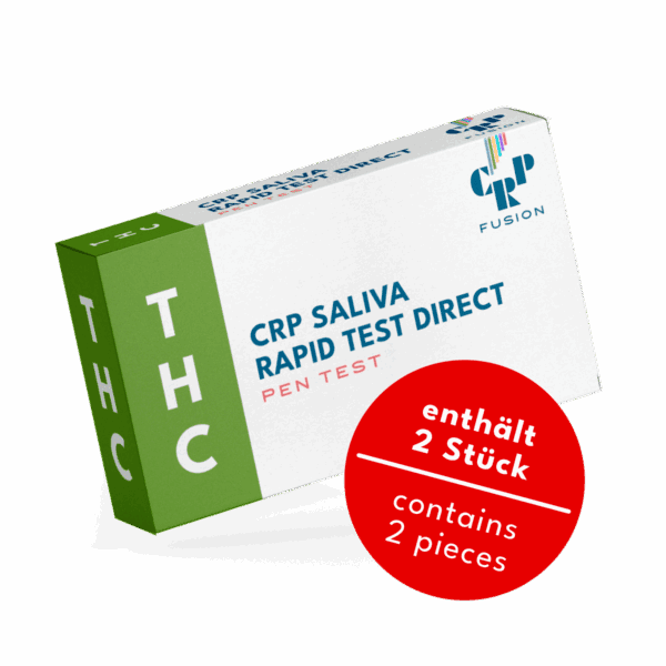 Test rápido de drogas en piruleta - Test de saliva de marihuana - Para uso doméstico - 12ng/ml - 2Pcs.