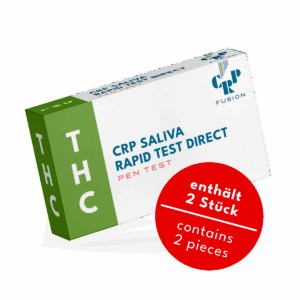 Test rápido de drogas en piruleta - Test de saliva de marihuana - Para uso doméstico - 12ng/ml - 2Pcs.